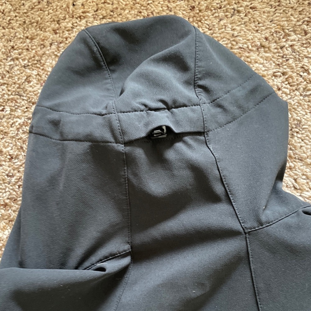 Marmot M3 Softshell Jacket Mens Large Black Great Basin Team 5 Hooded Full Zip - Picture 9 of 10